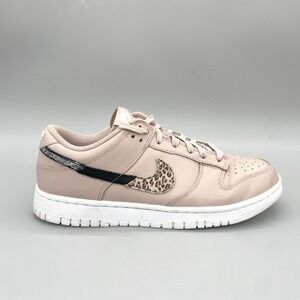 Nike Dunk Low SE Primal Pink Leopard Animal Print Sneakers Womens 11 Casual Shoe